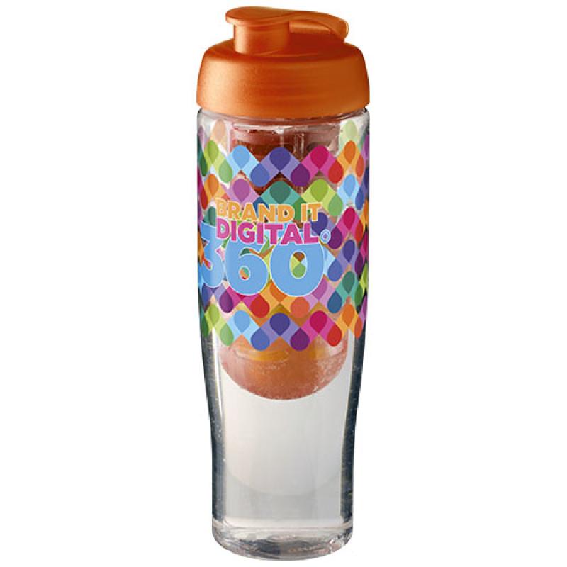 H2O Active® Tempo Bidón deportivo e infusor con Tapa Flip de 700 ml