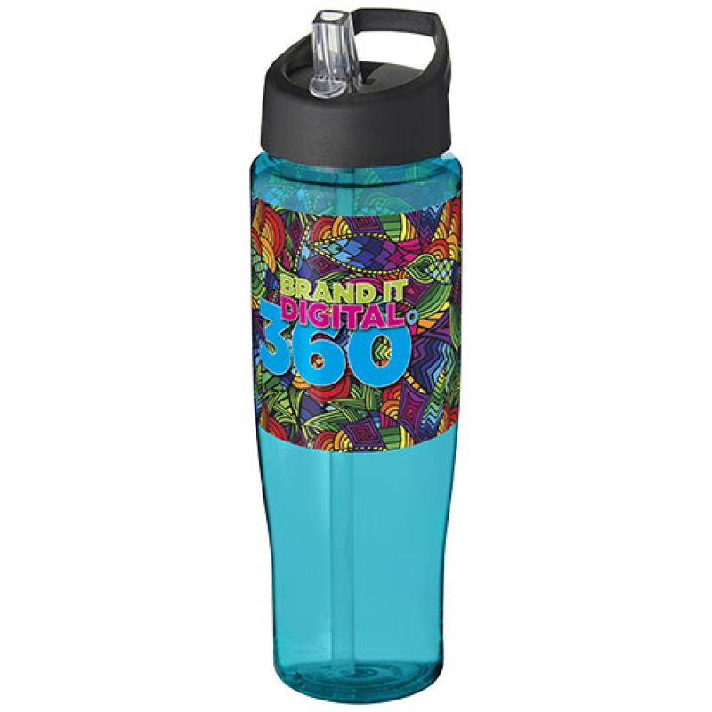 Bidón deportivo con tapa con boquilla de 700 ml H2O Active® "Tempo"