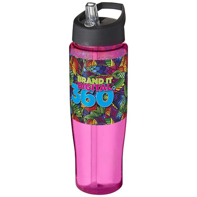 Bidón deportivo con tapa con boquilla de 700 ml H2O Active® "Tempo"