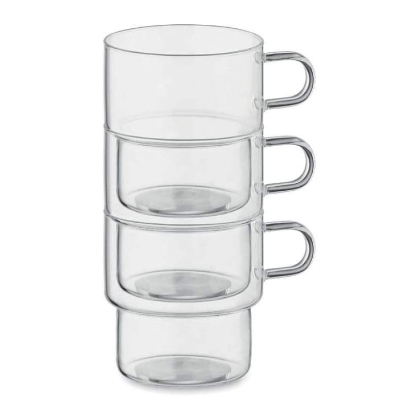 Taza de borosilicato. 300ml