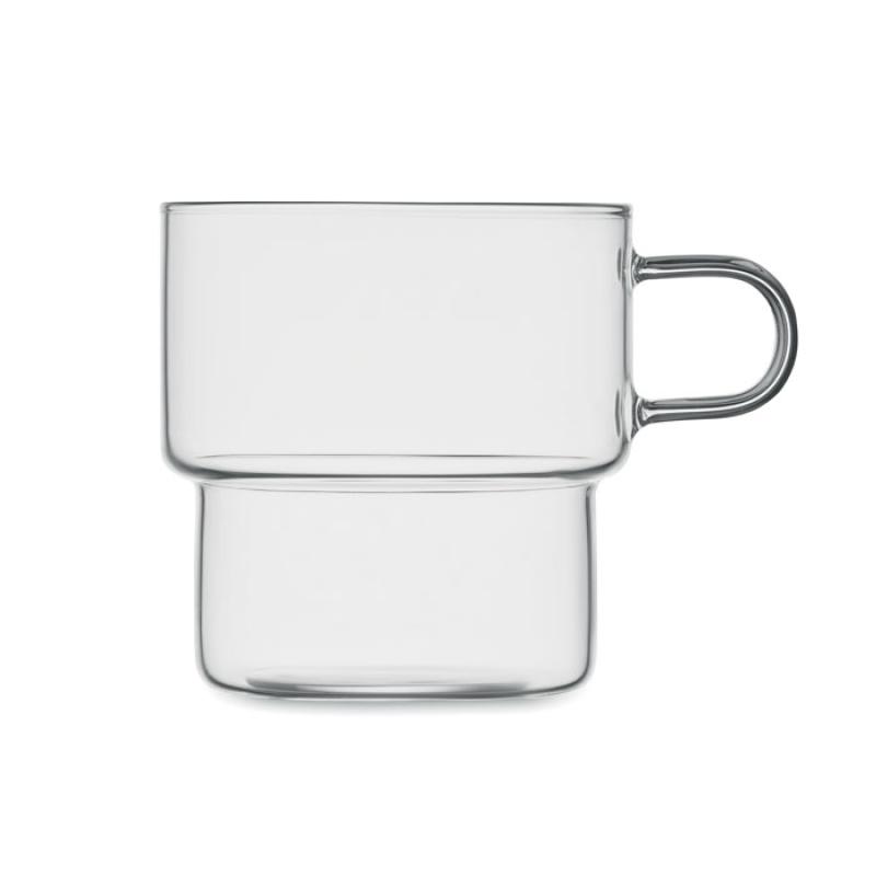 Taza de borosilicato. 300ml