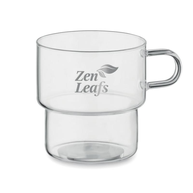 Taza de borosilicato. 300ml