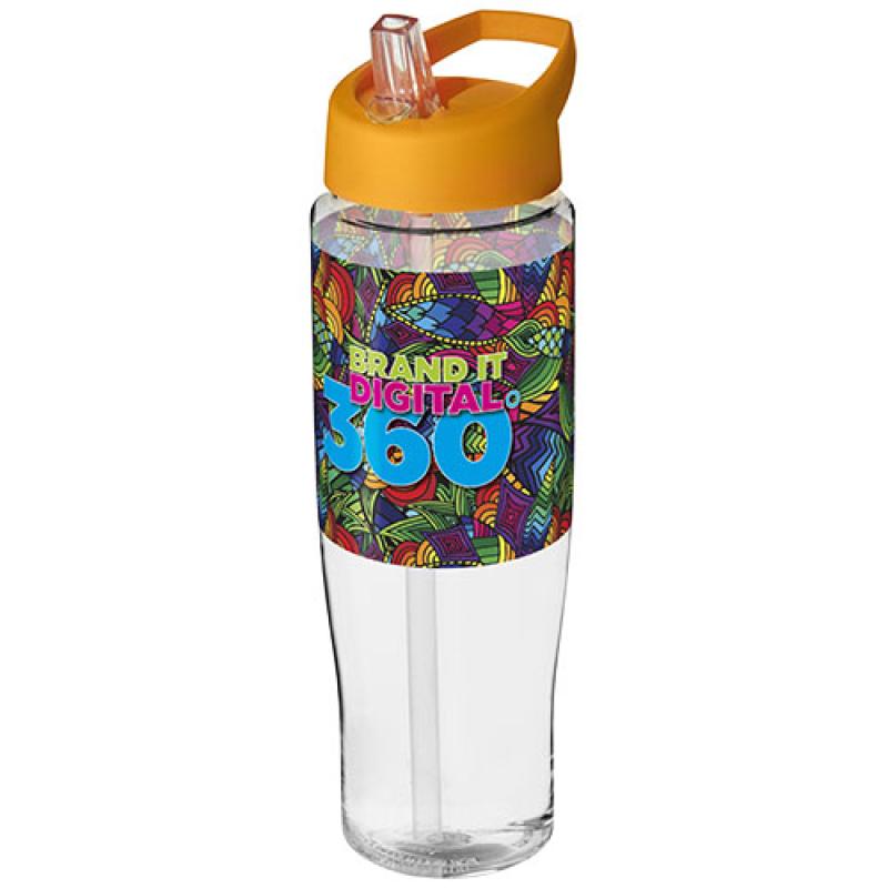 Bidón deportivo con tapa con boquilla de 700 ml H2O Active® "Tempo"