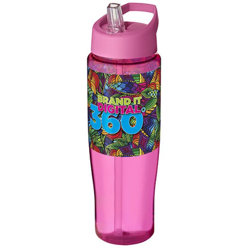 Bidón deportivo con tapa con boquilla de 700 ml H2O Active® "Tempo"