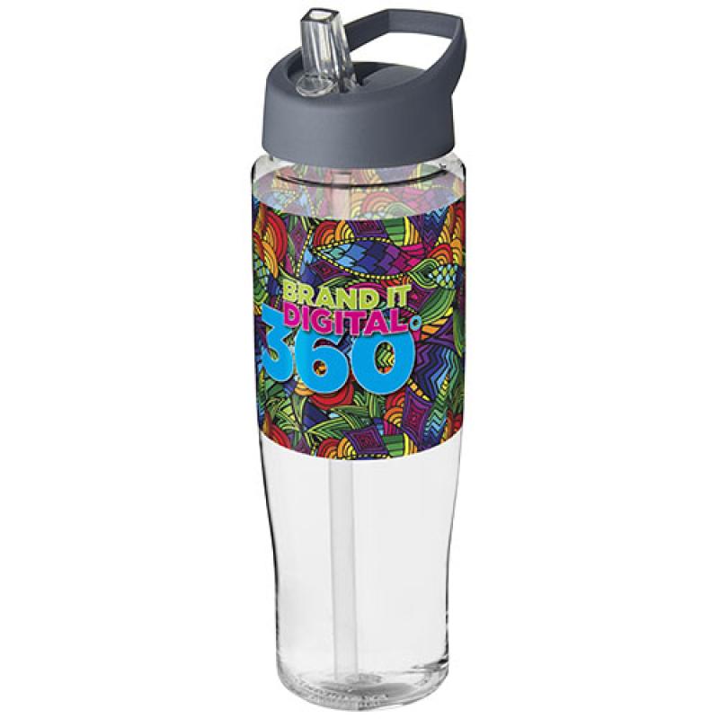 Bidón deportivo con tapa con boquilla de 700 ml H2O Active® "Tempo"