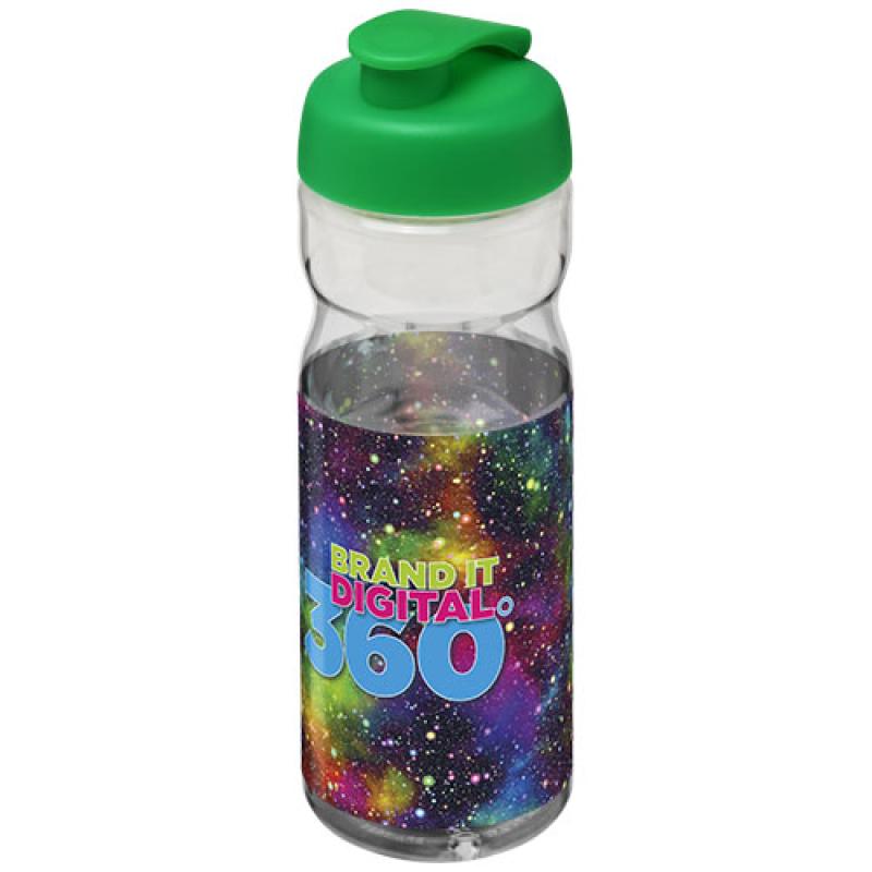 Bidón deportivo con Tapa Flip de 650 ml H2O Active® "Base"