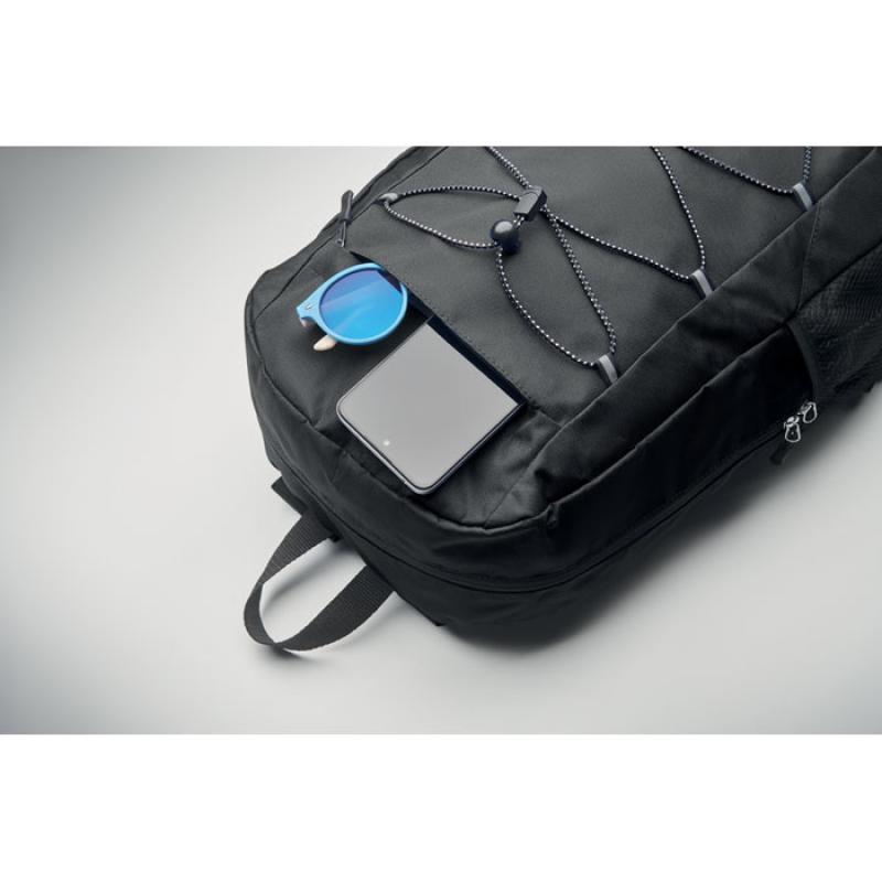 Mochila de poliéster RPET 600D