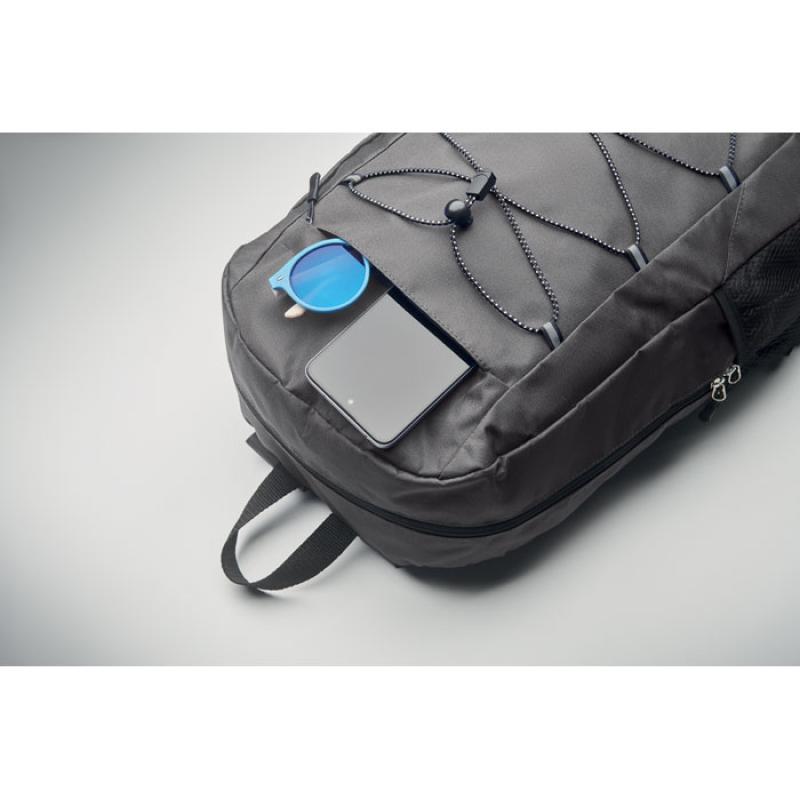 Mochila de poliéster RPET 600D