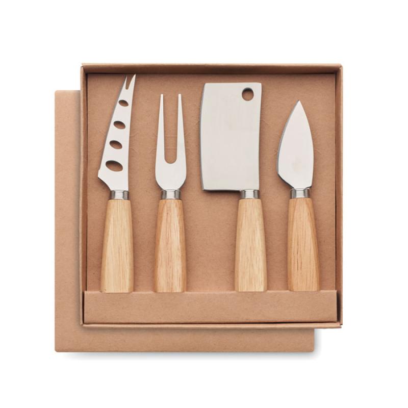 Set de 4 cuchillos para queso