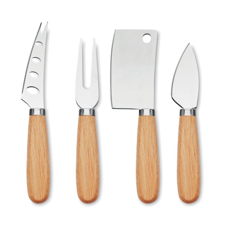 Set de 4 cuchillos para queso