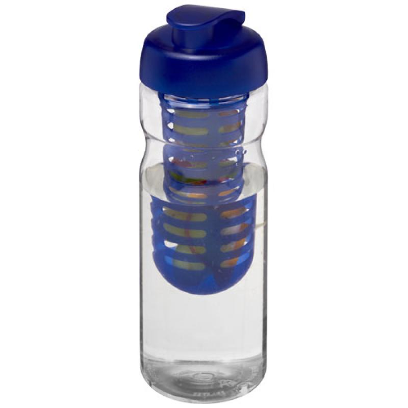 H2O Active® Base Bidón deportivo e infusor con Tapa Flip de 650 ml