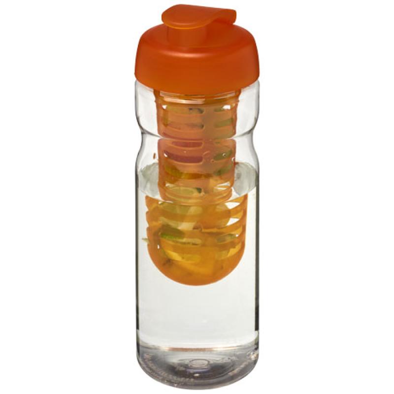 H2O Active® Base Bidón deportivo e infusor con Tapa Flip de 650 ml