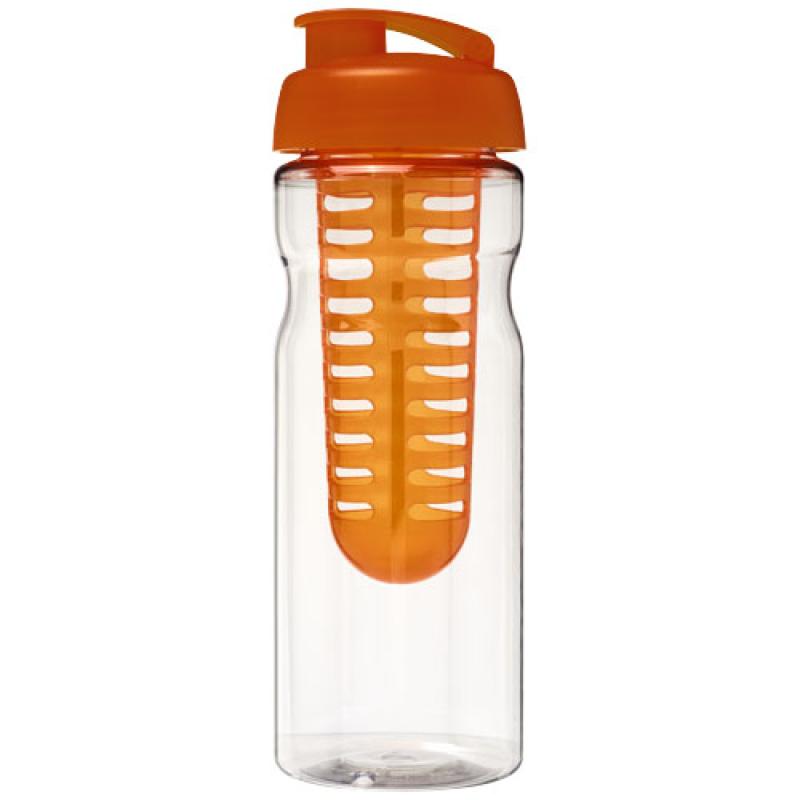 H2O Active® Base Bidón deportivo e infusor con Tapa Flip de 650 ml