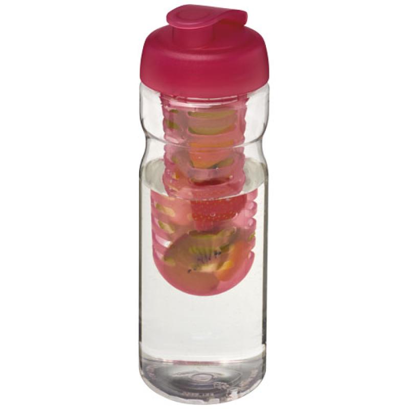 H2O Active® Base Bidón deportivo e infusor con Tapa Flip de 650 ml