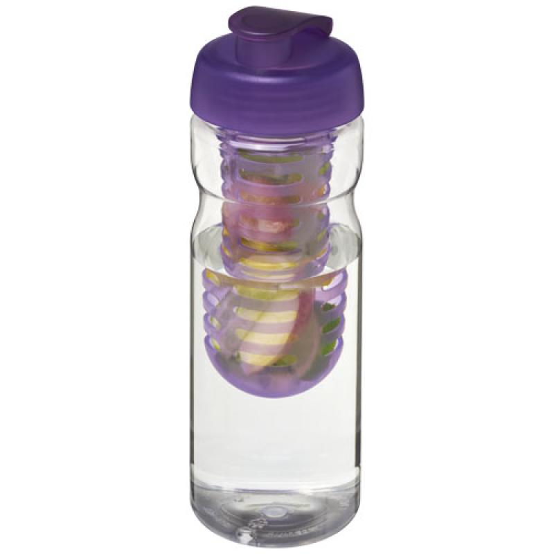 H2O Active® Base Bidón deportivo e infusor con Tapa Flip de 650 ml