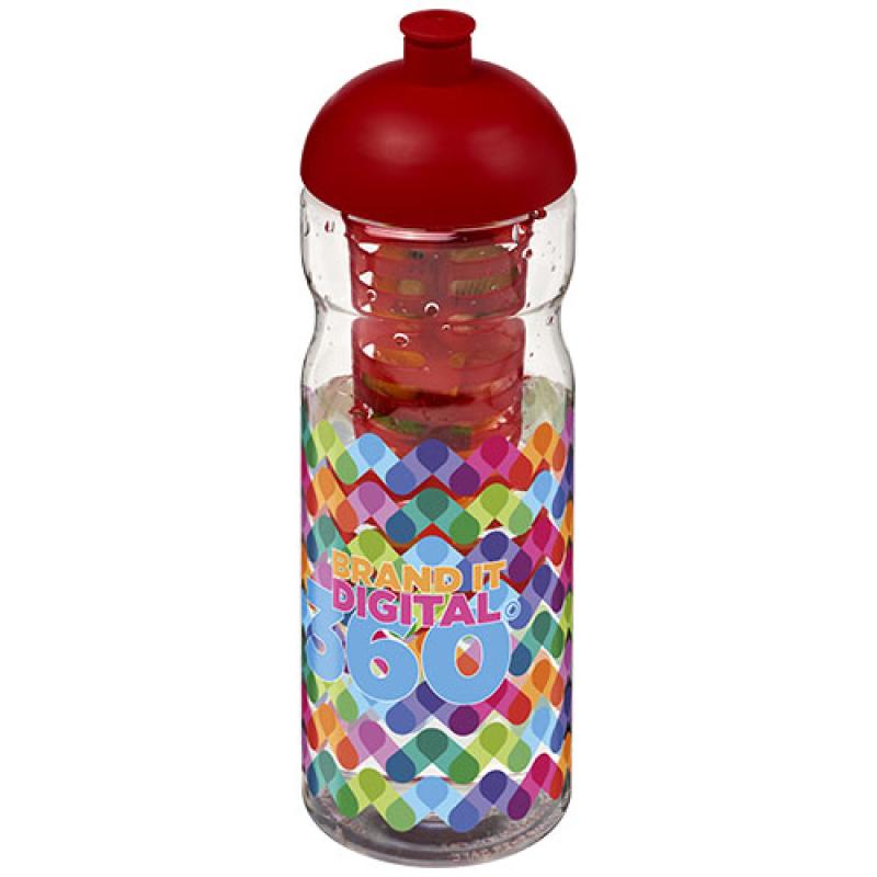 H2O Active® Base Bidón deportivo e infusor con Tapa Dome de 650 ml