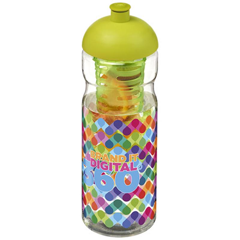 H2O Active® Base Bidón deportivo e infusor con Tapa Dome de 650 ml