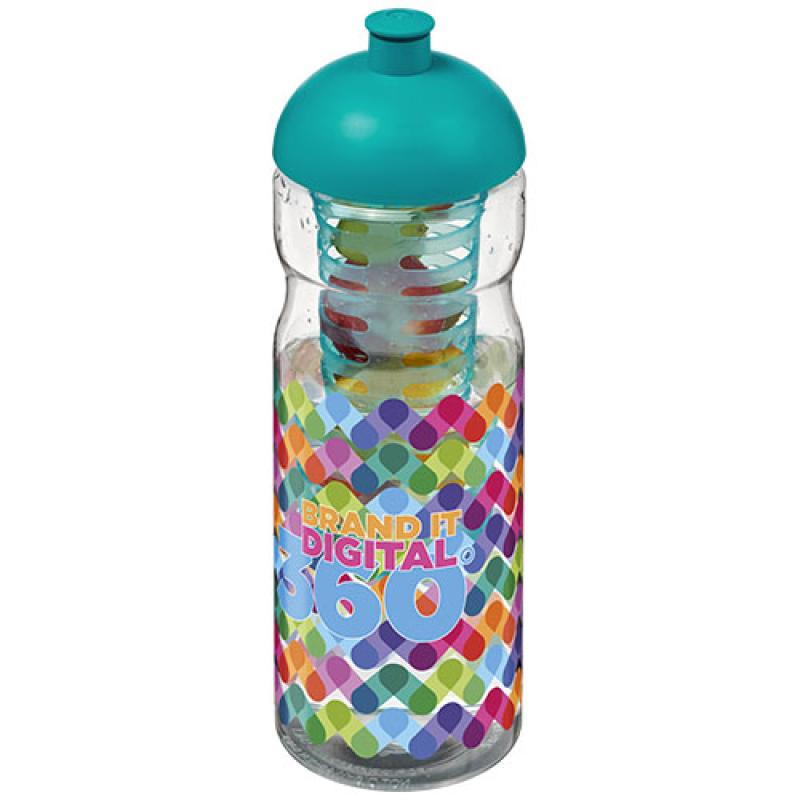 H2O Active® Base Bidón deportivo e infusor con Tapa Dome de 650 ml