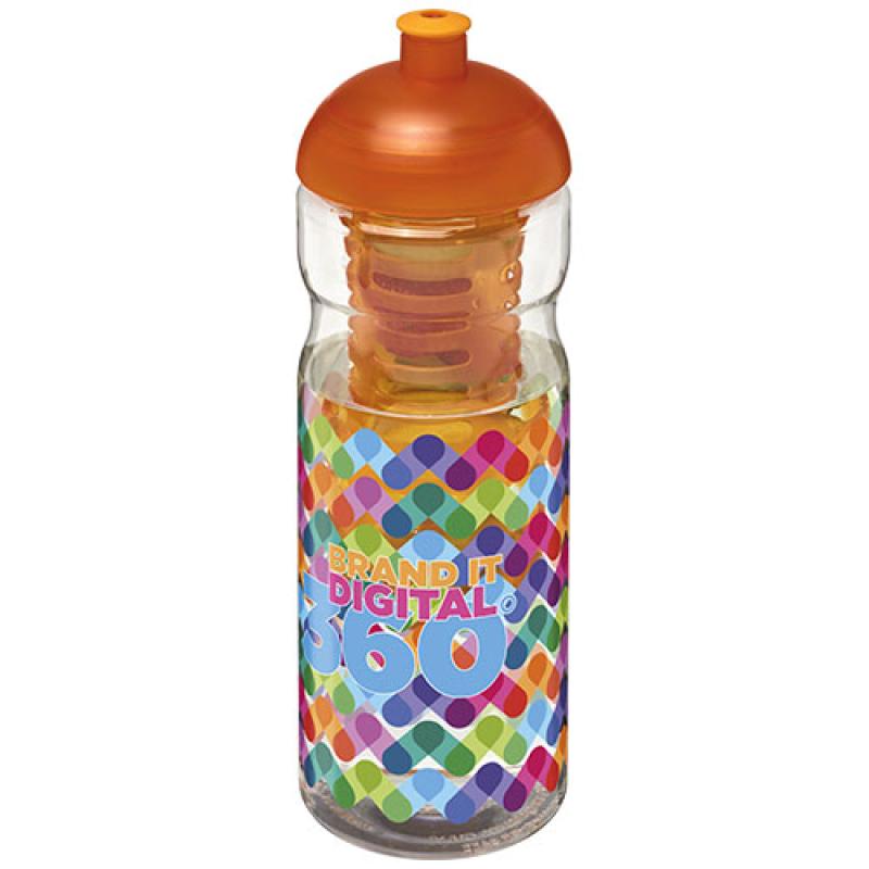 H2O Active® Base Bidón deportivo e infusor con Tapa Dome de 650 ml