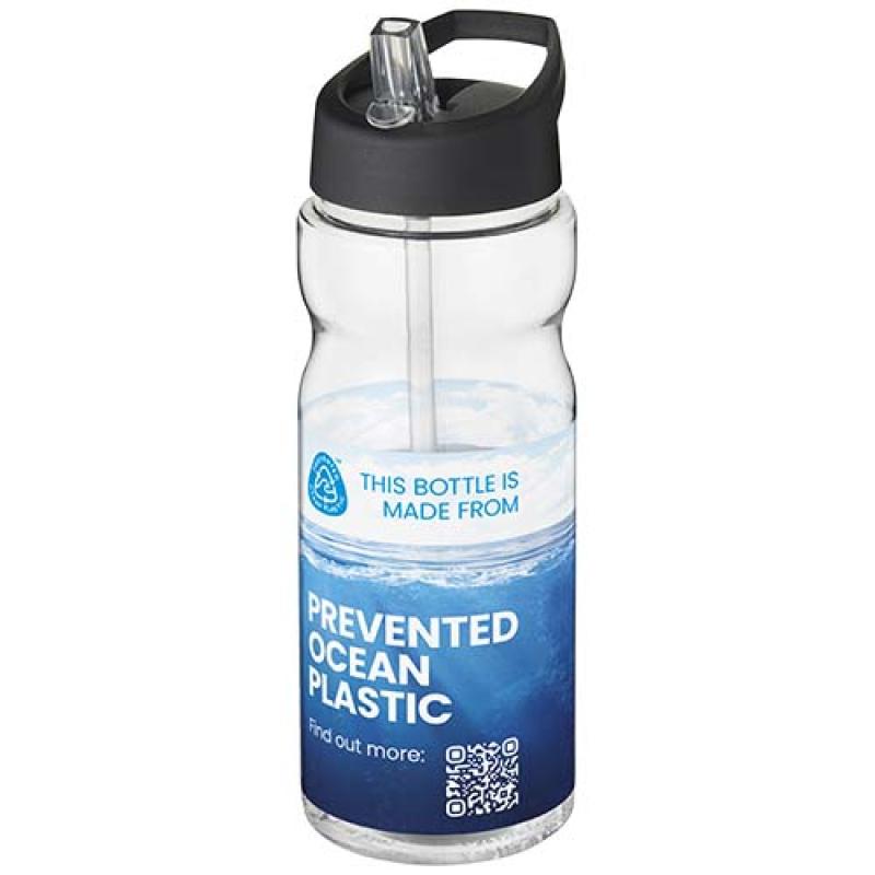 Bidón deportivo con boquilla de 650 ml H2O Active® "Eco Base"