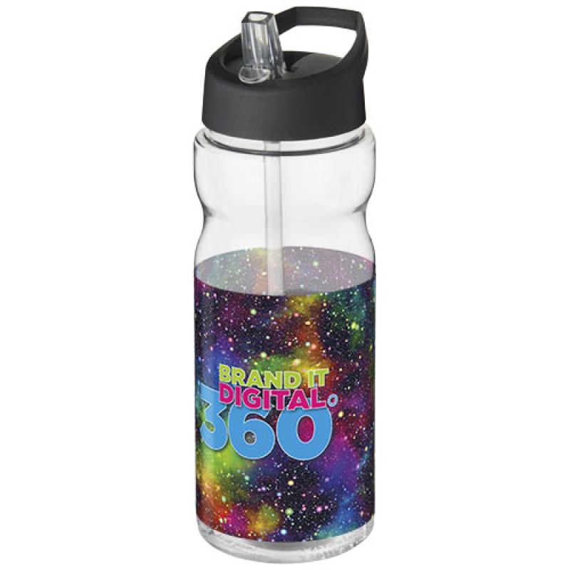 Bidón deportivo con tapa con boquilla de 650 ml H2O Active® "Base"