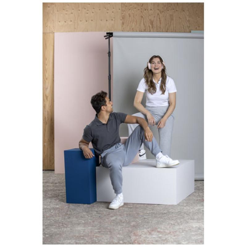 Polo orgánico de manga corta para hombre "Graphite"