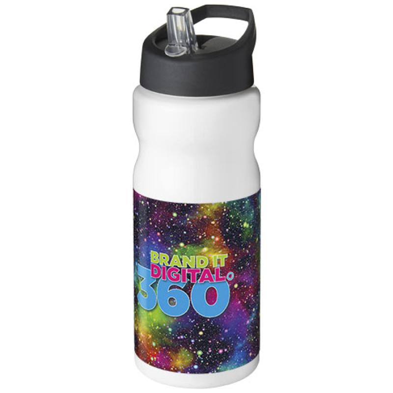 Bidón deportivo con tapa con boquilla de 650 ml H2O Active® "Base"