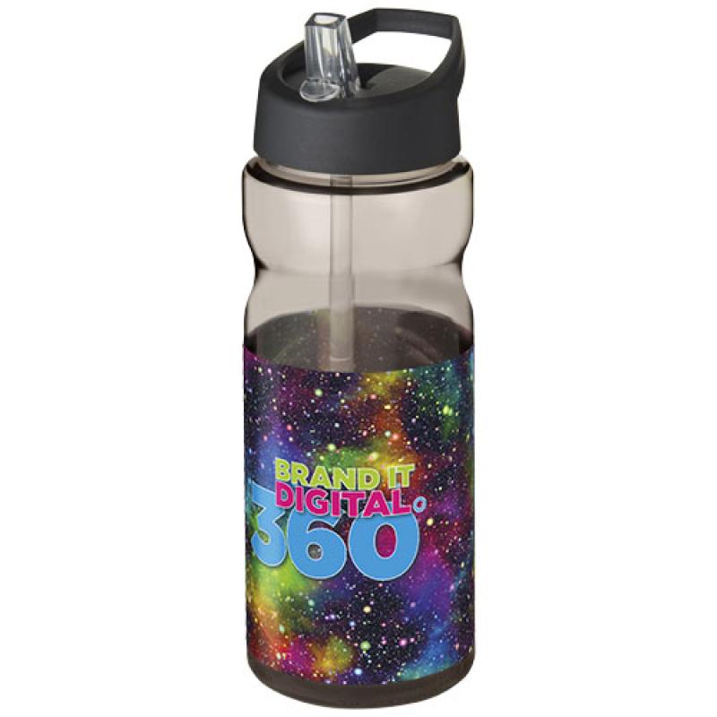 Bidón deportivo con tapa con boquilla de 650 ml H2O Active® "Base"