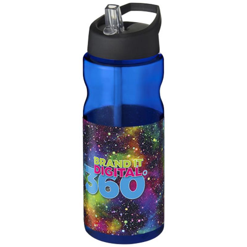 Bidón deportivo con tapa con boquilla de 650 ml H2O Active® "Base"