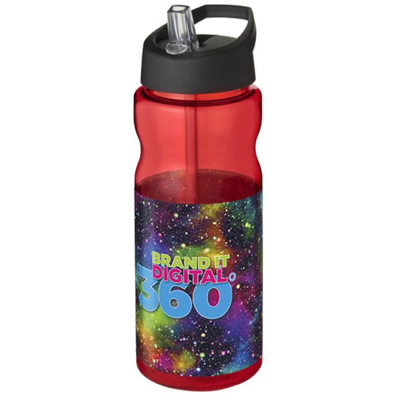 Bidón deportivo con tapa con boquilla de 650 ml H2O Active® "Base"