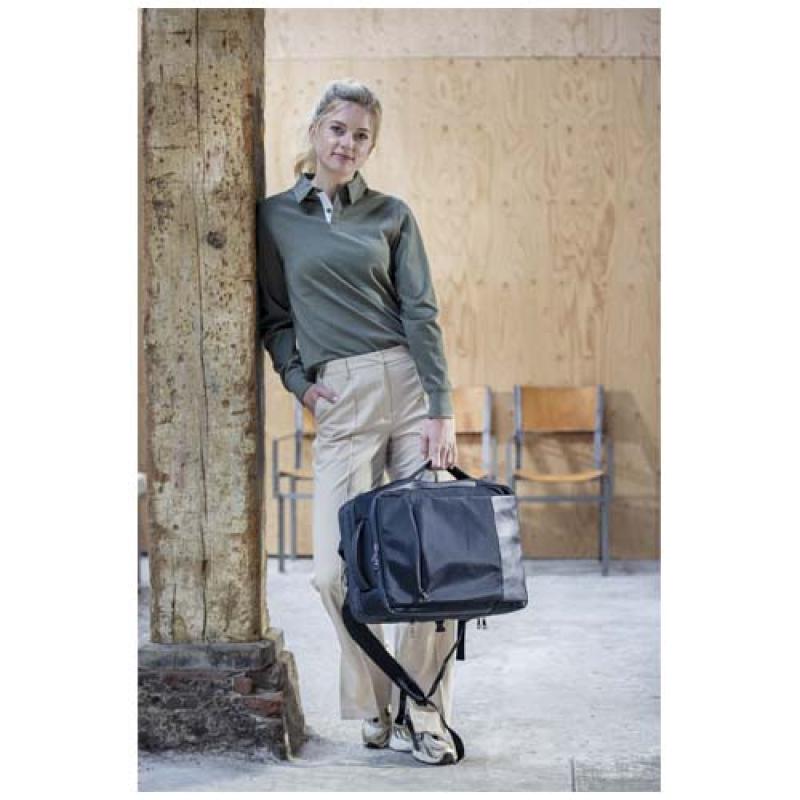 Mochila para portátil de 17" expandible de material reciclado GRS de 35 l "Expedition Pro"