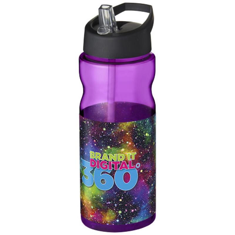 Bidón deportivo con tapa con boquilla de 650 ml H2O Active® "Base"