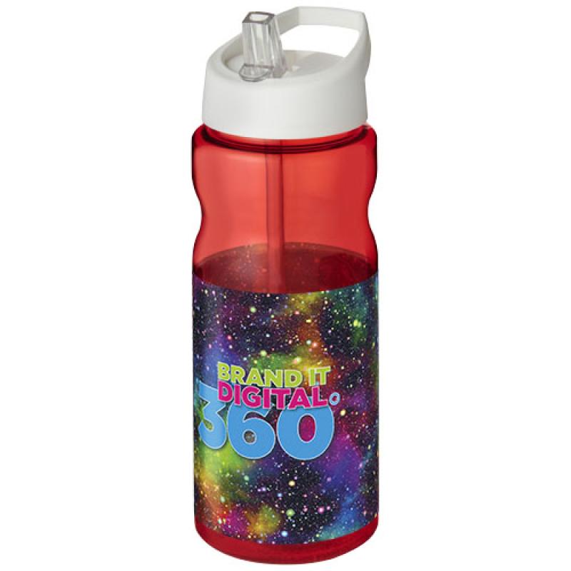 Bidón deportivo con tapa con boquilla de 650 ml H2O Active® "Base"