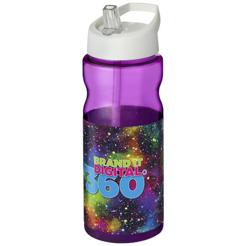 Bidón deportivo con tapa con boquilla de 650 ml H2O Active® "Base"