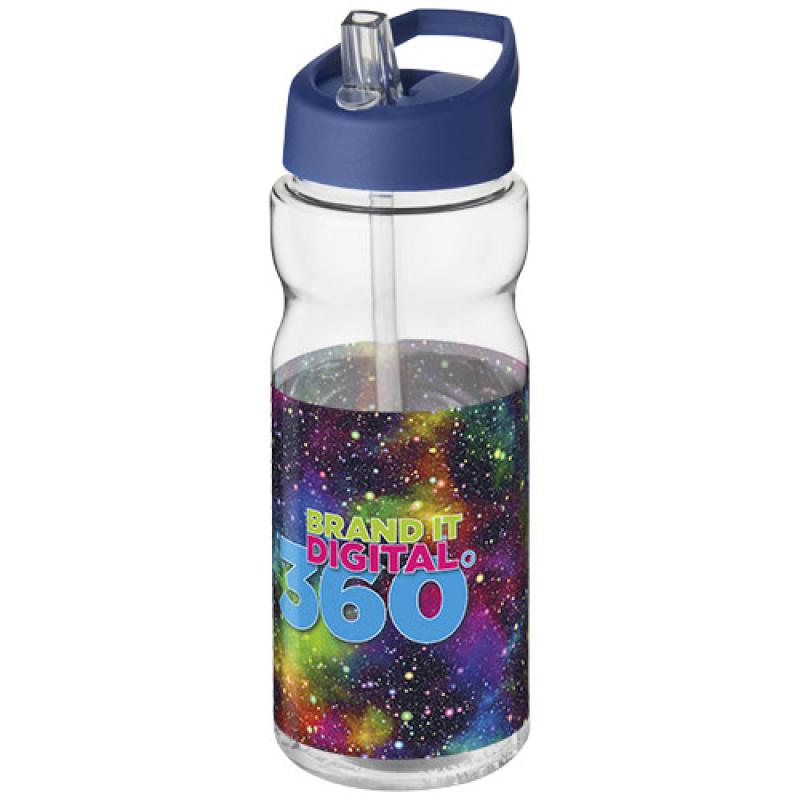 Bidón deportivo con tapa con boquilla de 650 ml H2O Active® "Base"