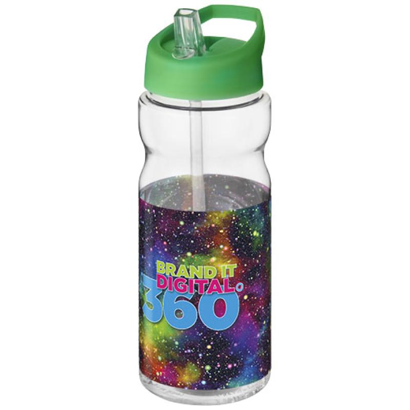 Bidón deportivo con tapa con boquilla de 650 ml H2O Active® "Base"