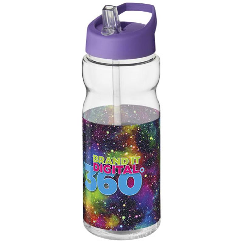 Bidón deportivo con tapa con boquilla de 650 ml H2O Active® "Base"