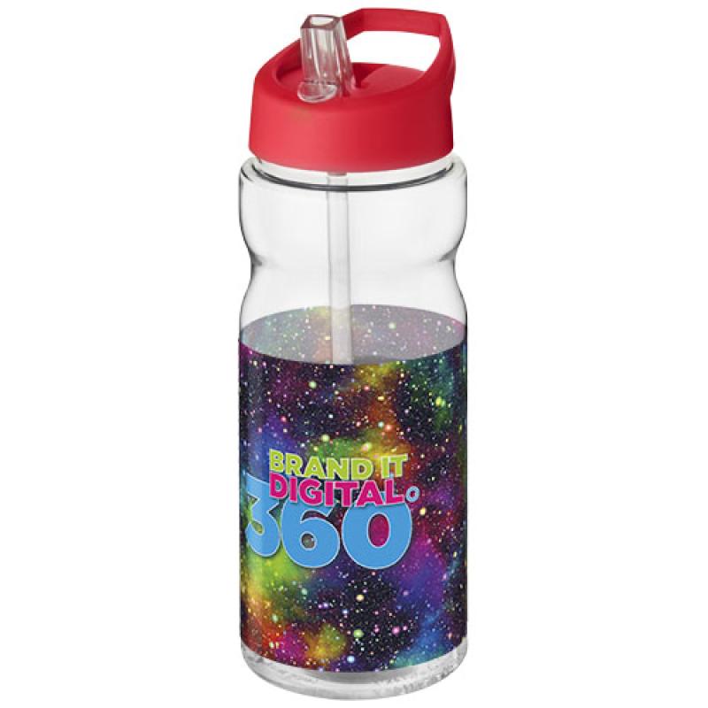 Bidón deportivo con tapa con boquilla de 650 ml H2O Active® "Base"