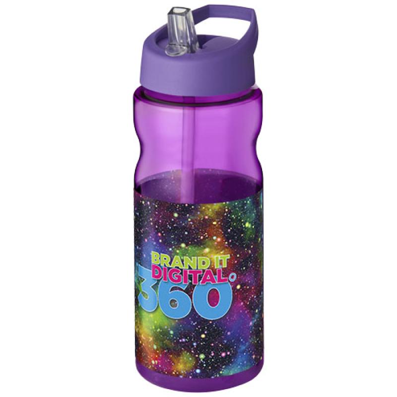 Bidón deportivo con tapa con boquilla de 650 ml H2O Active® "Base"