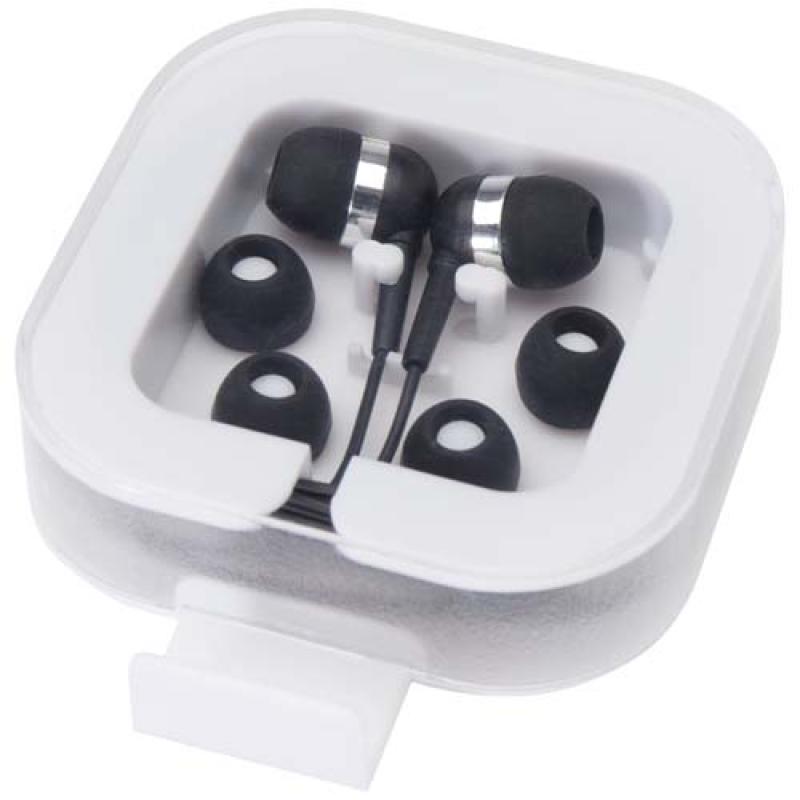 Auriculares tipo C con cable y caja de plástico reciclado "Dofida"