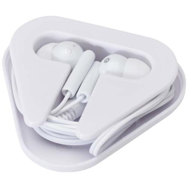 Auriculares con caja de plástico reciclado "Rebel"