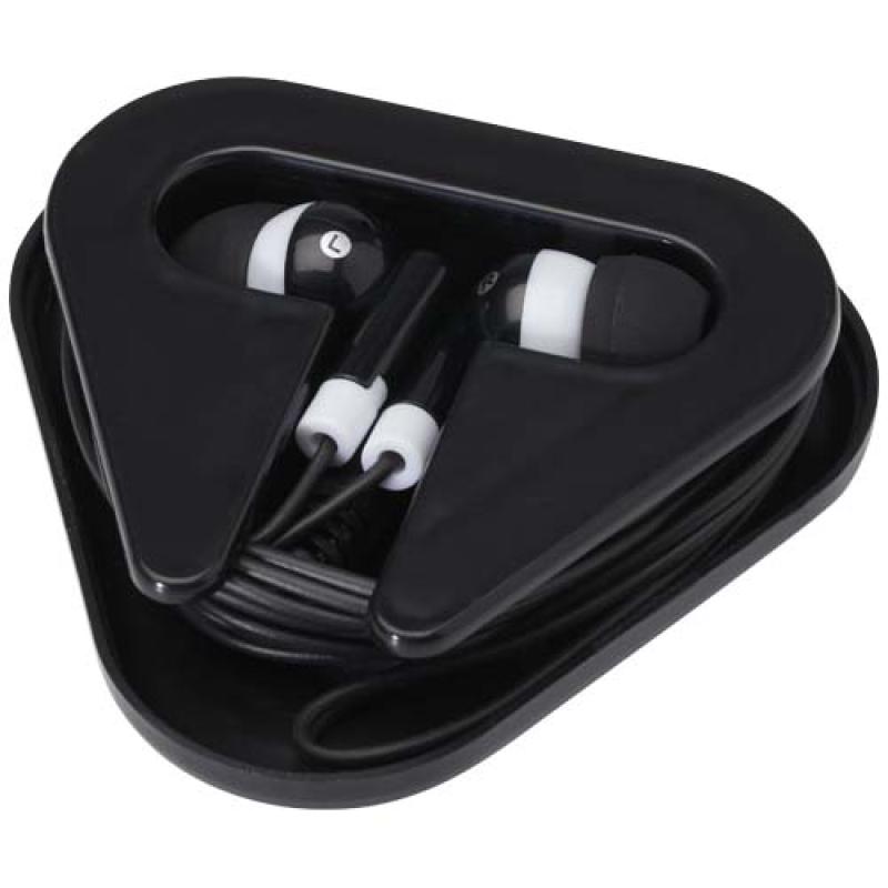 Auriculares con caja de plástico reciclado "Rebel"