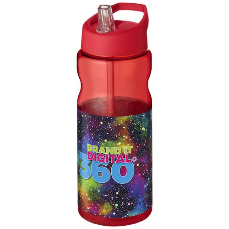 Bidón deportivo con tapa con boquilla de 650 ml H2O Active® "Base"