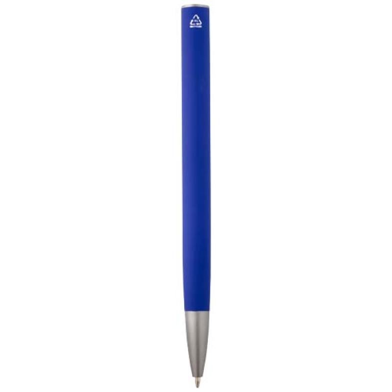 Bolígrafo de aluminio "Ziggur" (tinta azul)