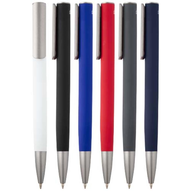Bolígrafo de aluminio "Ziggur" (tinta azul)