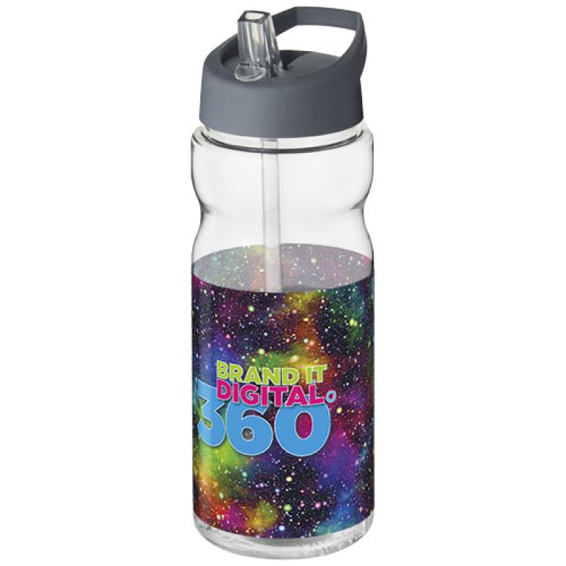 Bidón deportivo con tapa con boquilla de 650 ml H2O Active® "Base"