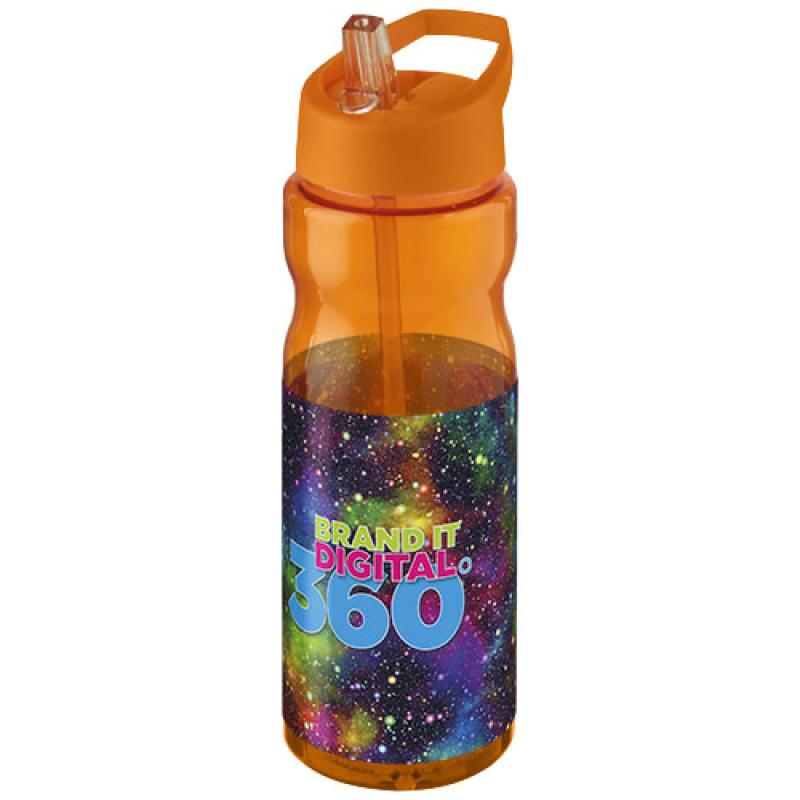 Bidón deportivo con tapa con boquilla de 650 ml H2O Active® "Base"