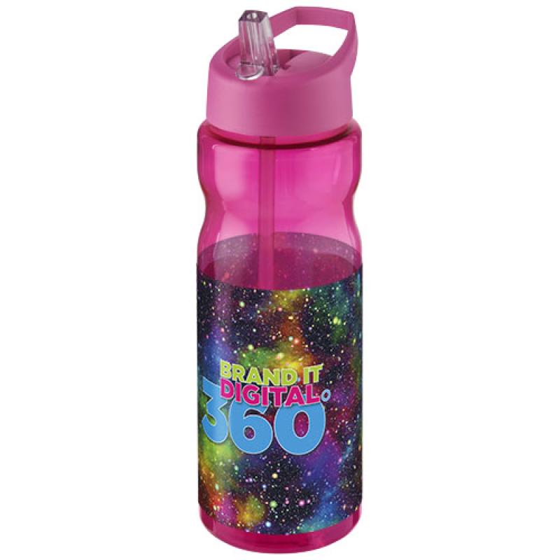 Bidón deportivo con tapa con boquilla de 650 ml H2O Active® "Base"