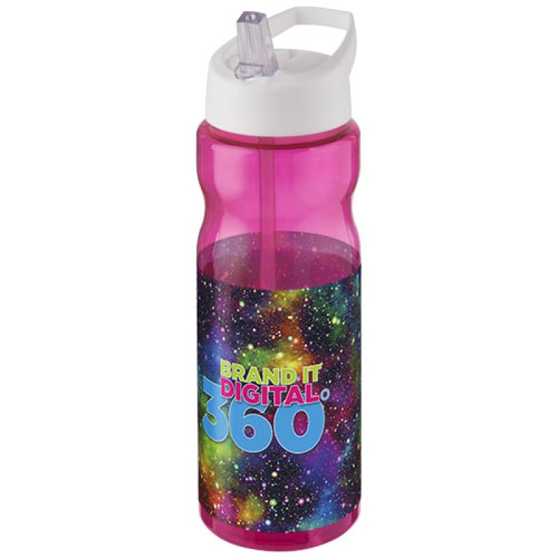 Bidón deportivo con tapa con boquilla de 650 ml H2O Active® "Base"