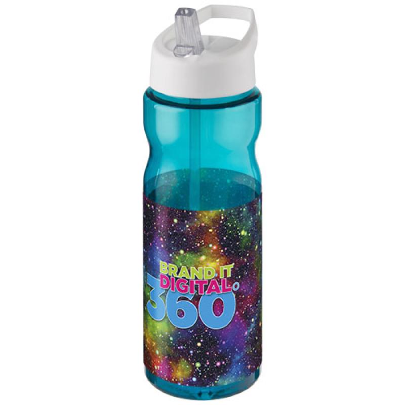 Bidón deportivo con tapa con boquilla de 650 ml H2O Active® "Base"